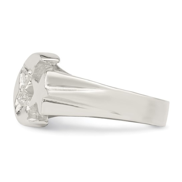 Sterling Silver Moon and Star Ring - Picture 3 of 8